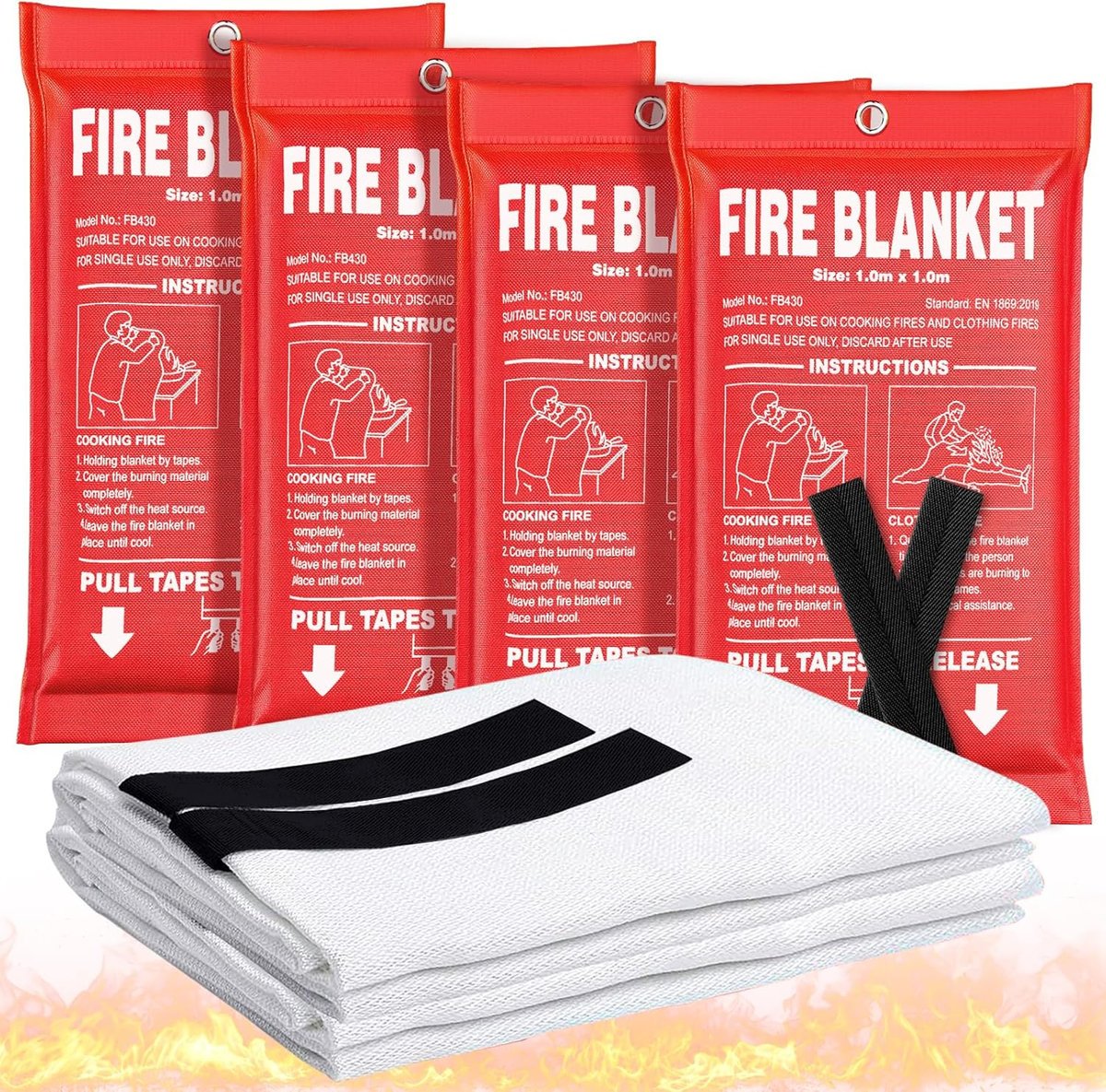 Emergency Fire Blanket (Fiberglass)
